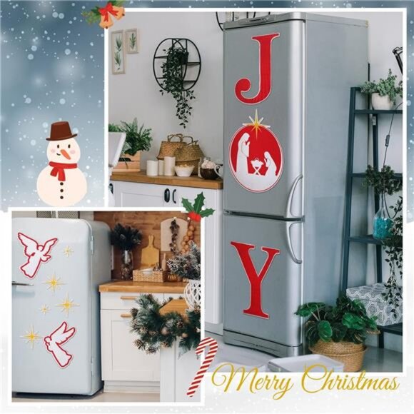 10 Pieces Christmas Garage Door Decorations Nativity Scene Garage Door Decor - Picture 5 of 8